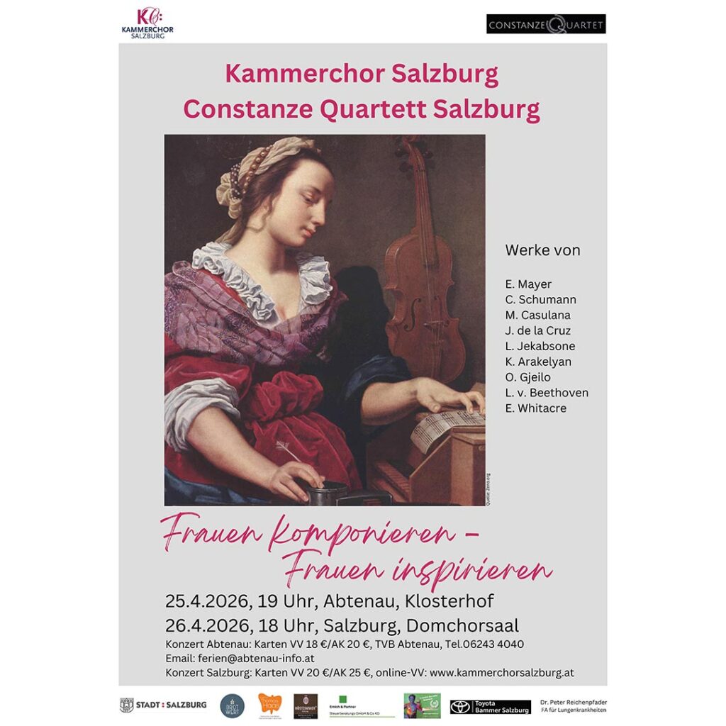 “Frauen komponieren – Frauen inspirieren” Kammerchor Salzburg